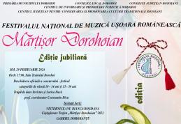 Ediție aniversară a Festivalului Național de Muzică Ușoară Românească „Mărțișor Dorohoian”