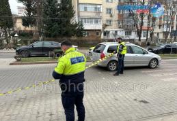 Accident la Dorohoi! Minoră acroșată pe o trecere de pietoni de pe Bulevardul Victoriei – FOTO