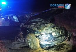 Accident în Dragalina! Un bărbat a ajuns la spital după ce s-a răsturnat cu mașina - FOTO