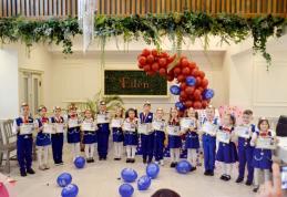 Elevii clasei Pregătitoare C „Step by Step” de la Gimnaziul Kogălniceanu Dorohoi au sărbătorit „100 de zile de școală” – FOTO