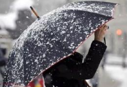 Meteorologii au emis o informare meteo de precipitații slabe, sub formă de ninsoare, în nordul Moldovei