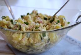 Salată de cartofi cu ton și maioneză