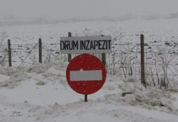 ATENȚIE! DRUMURI BLOCATE în județul Botoșani
