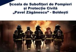 300 de locuri sunt puse la dispoziția tinerilor de Școala de Subofițeri Pompieri și Protecție Civilă „Pavel Zăgănescu” din Boldești