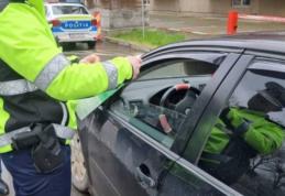 Mașini neînmatriculate depistate de polițiști circulând pe străzile din județ
