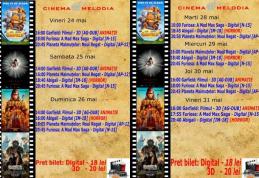 Vezi ce filme vor rula la Cinema „MELODIA” Dorohoi, în săptămâna 24 - 31 mai – FOTO
