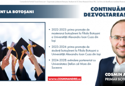 Cosmin Andrei anunță extinderea programului „Student la Botoșani” de la Universitatea A.I Cuza cu noi secții ale Universității Ștefan cel Mare din Suc