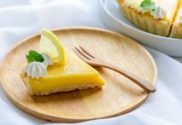 Tartă cu cremă de lămâie