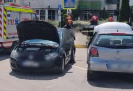 Accident! Persoană rănită în urma unui impact dintre două mașini pe o stradă din Botoșani