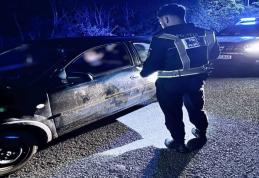 Depistat la volan în miez de noapte, băut și fără permis de conducere