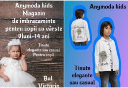 Anymoda Kids - Bine ai venit în lumea colorată și plină de veselie a magazinului de îmbrăcăminte pentru copii!