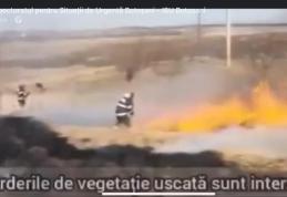 Locuință din Broscăuți salvată de pompieri din calea flăcărilor aprinse pentru distrugerea resturilor vegetale