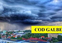 Județul Botoșani sub cod galben de furtuni de la ora 12:00