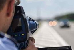 În doar patru ore, peste 30 de șoferi surprinși de aparatul radar circulând cu viteză excesivă