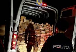 Peste șapte metri cubi de material lemnos confiscat la Darabani