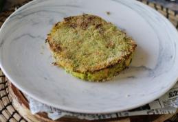 Burger de dovlecel și cartofi în friteuza cu aer (Air Fryer)
