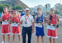 Patru tineri din Dorohoi s-au impus la Turneul internațional al celor 6 națiuni la box la Piatra Neamț - FOTO
