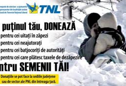 Tinerii liberali consideră ca o datorie de onoare ajutorarea sinistraților