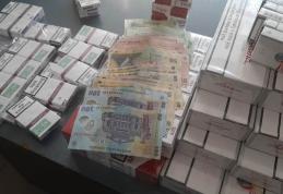 Femeie amendată cu 20000 lei pentru comercializare de țigarete de contrabandă