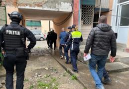 Razie de amploare a polițiștilor botoșăneni pentru verificarea persoanelor care locuiesc ilegal - FOTO