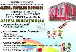 Clubul Copiilor Dorohoi își deschide porțile pentru un nou an școlar