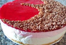 Tort de iaurt cu blat biscuiți 