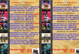 Vezi ce filme vor rula la Cinema „MELODIA” Dorohoi, în perioada 4 – 13 octombrie – FOTO