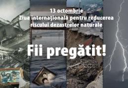 ISU Botoșani desfășoară mai multe acțiuni în județ pentru a marca Ziua Internațională pentru Reducerea Riscului Dezastrelor