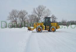 Municipalitatea a deszăpezit terenul în vederea jucării amicalului cu FC Botoşani [VIDEO]