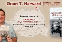 Istoricul american GRANT T. HARWARD vine la Dorohoi