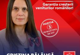 Cristina Bălăucă: „Am încredere că un Guvern PSD va duce la cel mai înalt nivel învățământul dual, profesional și tehnic”