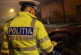 Mașină avariată oprită de polițiști, șoferul era sub influența alcoolului