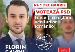 Florin Gavril „PSD e singurul partid cu măsuri de stimulare a tinerilor care se angajează pentru prima dată și a companiilor care oferă joburi stabile