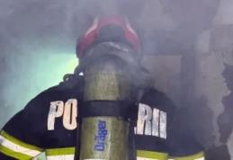 Incendiu izbucnit de la o centrală supraîncălzită
