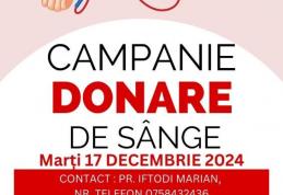 „Donând sânge, dăruiești viață!” - Campanie de donare de sânge organizată de Protopopiatul Dorohoi