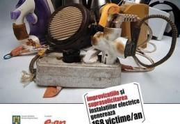 ISU Botoșani: Atenție la utilizarea electrocasnicelor!
