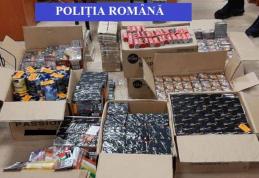 Peste 50 de kilograme de materiale pirotehnice confiscate de polițiști