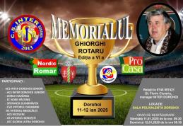 Memorialul de fotbal „Ghiorghi ROTARU”, ediția a VI-a. Competiție de fotbal organizată la Dorohoi