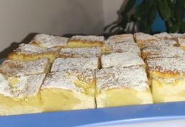 Prăjitură cu iaurt și brânză dulce