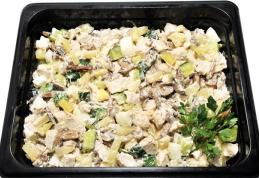 Salată de pui cu ananas și ciuperci