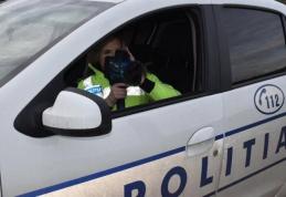 22 de șoferi depistați cu viteză peste limită în doar trei ore