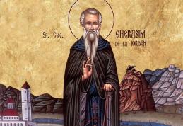 SINAXAR – 4 Martie – Sf. Cuv. Gherasim de la Iordan; Sf. Mc. Pavel şi sora sa Iuliana (Canonul Mare)