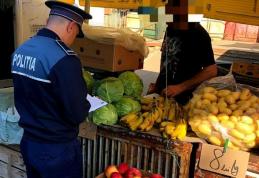 Acțiune a polițiștilor în Piața Centrală. O persoană a fost sancționată cu 20.000 de lei