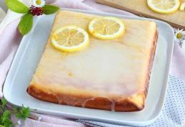 Brownie cu lămâie