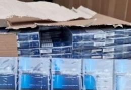 Un bărbat și o femeie depistați de jandarmi cu 70 de pachete de țigări de contrabandă