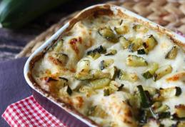 Lasagna cremoasă de dovlecei