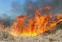 Incendii de vegetație uscată, stuf și furaje, în ultimele ore la Cucorăni, Roma și Concești