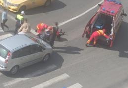 Accident la Dorohoi! Femeie acroșată pe o trecere de pietoni de pe strada Spiru Haret