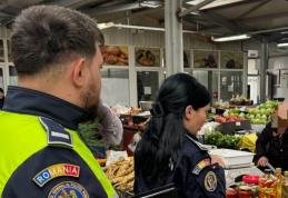 Acțiune a polițiștilor de investigare a criminalității economice în Piața Centrală din Dorohoi