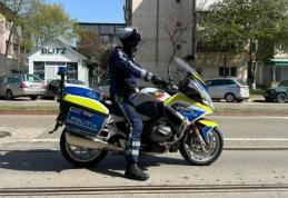 Polițiștii rutieri botoșăneni, în trafic pe motocicletă